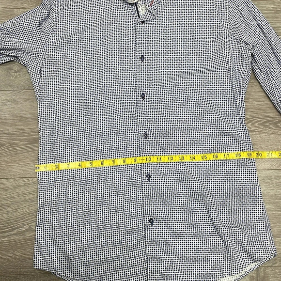 7 Downie St. Long Sleeve Contemporary Fit Button Up Sport Dress Shirts M (4) - Picture 9 of 15